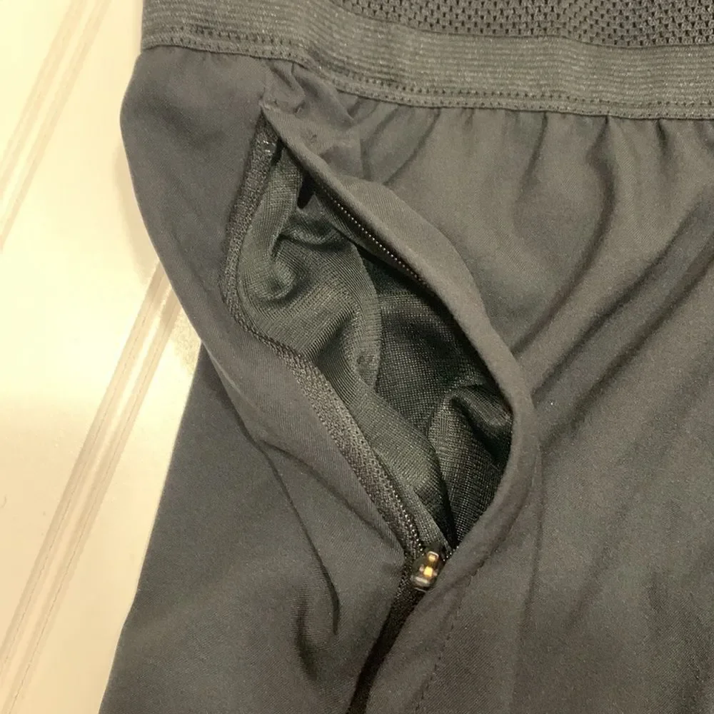 Adidas black training shorts